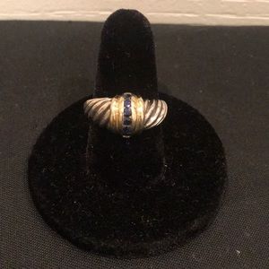 David Yurman sapphire ring